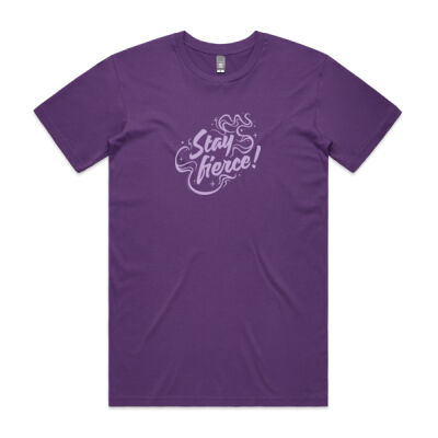 IWDA Staple HIM/THEY Tee – Purple / Mauve Thumbnail
