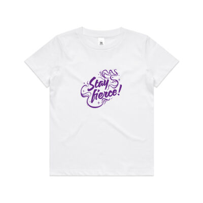 IWDA YOUTH Tee – White / Orchid Thumbnail